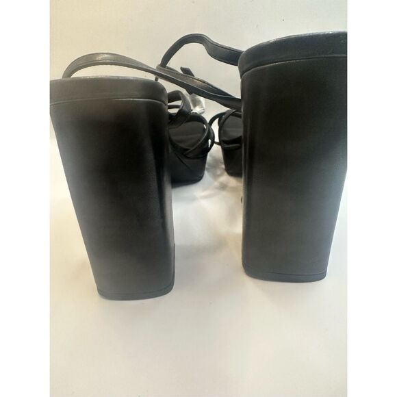 BP Women's Black Tavey Ankle Strap Sandals Size 11 - Picture 5 of 6